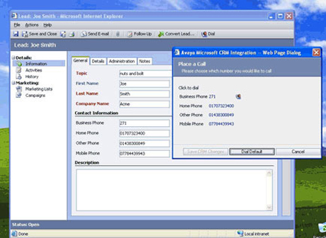 IP Office CRM Entegrasyonu